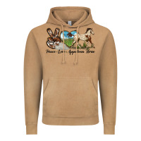 Vintage Camel peace love appaloosa horse Vintage Hoodie - LillyAllenDesigns