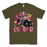 Army Green heart crusher Classic Tee - MaliasSmallBusiness