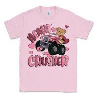 Bubblegum Pink heart crusher Classic Tee - MaliasSmallBusiness