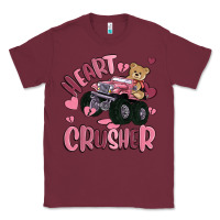 Burgundy heart crusher Classic Tee - MaliasSmallBusiness