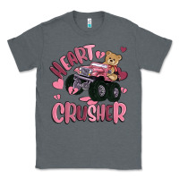 Charcoal Heather heart crusher Classic Tee - MaliasSmallBusiness