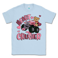 Dusty Blue heart crusher Classic Tee - MaliasSmallBusiness