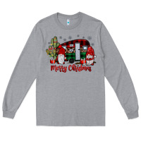 Heather Grey merry christmas gnome caravan Long Sleeve Tee - JahusDesignShop
