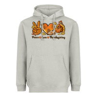 Moon Dust Peace Love Thanksgiving Heavyweight Hoodie - texasbilliewilder