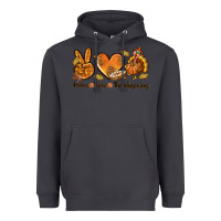 Smoke Peace Love Thanksgiving Heavyweight Hoodie - texasbilliewilder