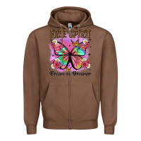 Chestnut free spirit dream on dreamer Zipper Hoodie - Artiststas