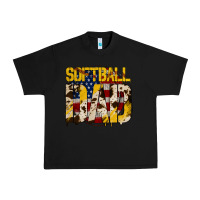 Black softball dad Urban Heavy Tee - Jasminsmagicworld