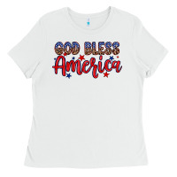 White God bless America Ladies Tee - Neo Western