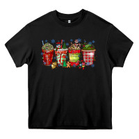 Black christmas drink Heavy Core Tee - CowhideDigitalArt