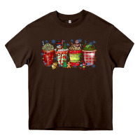 Chocolate Brown christmas drink Heavy Core Tee - CowhideDigitalArt
