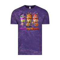 Cloud Purple Happy Hallothanksmas coffee cups Vintage Tee - NancyCooperArtShop