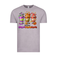 Vintage Zinc Happy Hallothanksmas coffee cups Vintage Tee - NancyCooperArtShop