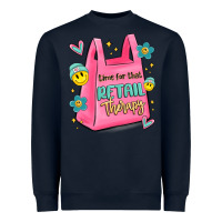 Navy time for that retail therapy Heavyweight Sweatshirt - MaliasSmallBusiness