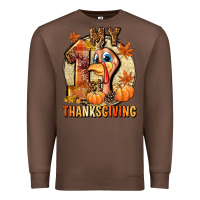 Chestnut My 1st Thanksgiving Premium Sweatshirt - NancyCooperArtShop