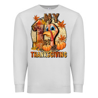 Dove Grey My 1st Thanksgiving Premium Sweatshirt - NancyCooperArtShop