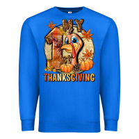 True Royal My 1st Thanksgiving Premium Sweatshirt - NancyCooperArtShop