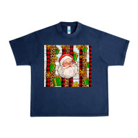 Navy santa with gifts Urban Heavy Tee - AdoDesignShop