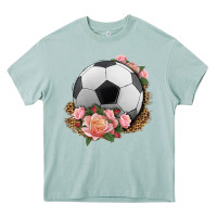 Arona western soccer with roses Heavy Core Tee - HRA Design Shop