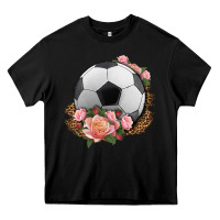 Black western soccer with roses Heavy Core Tee - HRA Design Shop