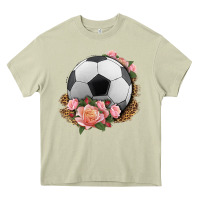 Mossy western soccer with roses Heavy Core Tee - HRA Design Shop