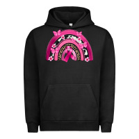 Pigment Black Breast Cancer rainbow Urban Hoodie - FaDigitalArtStudio
