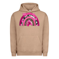 Pigment Burro Breast Cancer rainbow Urban Hoodie - FaDigitalArtStudio