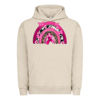 Pigment French Oak Breast Cancer rainbow Urban Hoodie - FaDigitalArtStudio