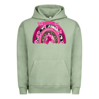 Pigment Oil Green Breast Cancer rainbow Urban Hoodie - FaDigitalArtStudio