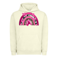 Pigment Pistachio Breast Cancer rainbow Urban Hoodie - FaDigitalArtStudio