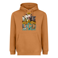 Meerkat Obsessive Cow Disorder with Cows Heavyweight Hoodie - texasbilliewilder