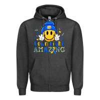 Charcoal Heather down right amazing Zipper Hoodie - Artiststas