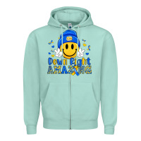Seafoam down right amazing Zipper Hoodie - Artiststas