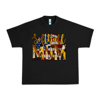 Black softball mom Urban Heavy Tee - Jasminsmagicworld