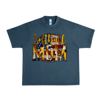 Midnight Navy softball mom Urban Heavy Tee - Jasminsmagicworld