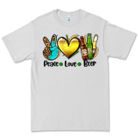 Dove Grey peace love beer Premium Tee - AdoDesignShop