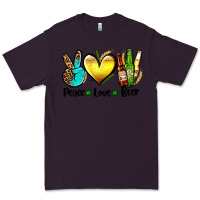 Plum peace love beer Premium Tee - AdoDesignShop