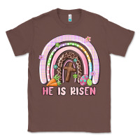 Chestnut he is risen easter rainbow Classic Tee - MaliasSmallBusiness