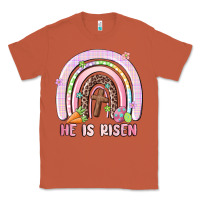 Copper he is risen easter rainbow Classic Tee - MaliasSmallBusiness