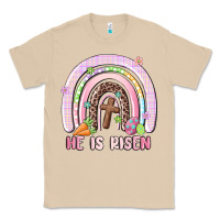 Mushroom he is risen easter rainbow Classic Tee - MaliasSmallBusiness