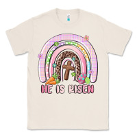 Natural he is risen easter rainbow Classic Tee - MaliasSmallBusiness