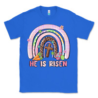 True Royal he is risen easter rainbow Classic Tee - MaliasSmallBusiness