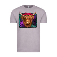 Vintage Zinc halloween highland cow Vintage Tee - Jasminsmagicworld