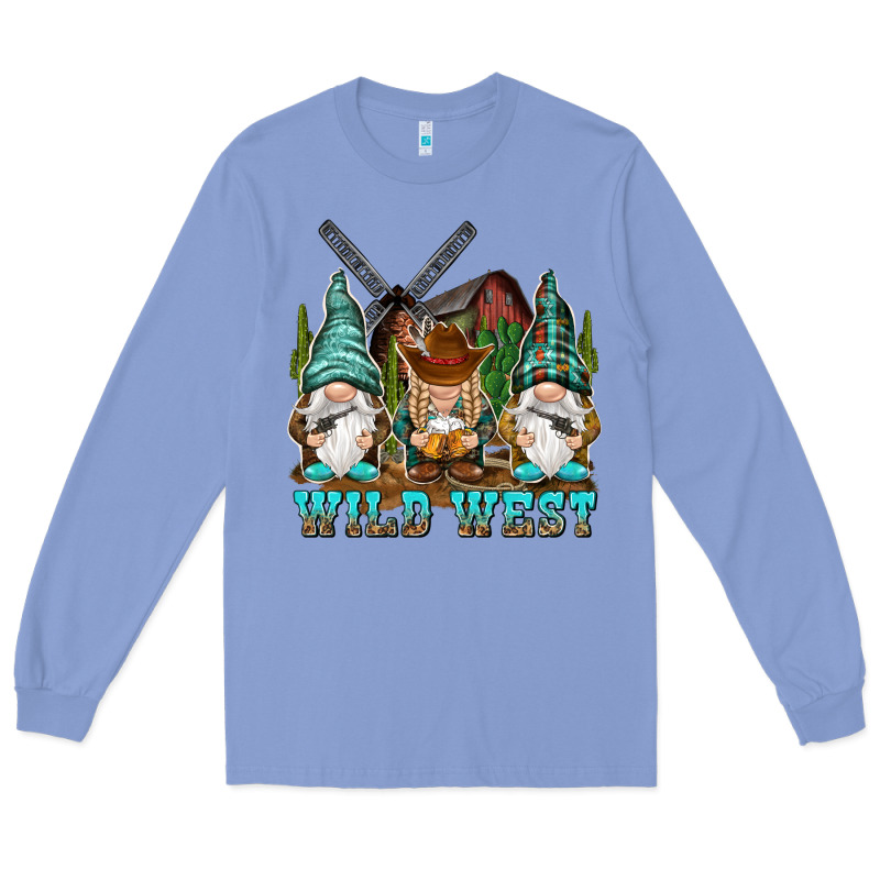 Wild West Gnomies Long Sleeve Tee by NancyCooperArtShop | Teevron