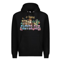 Black Happy Easter Day rodeo Premium Hoodie - HowdyJamesFarm