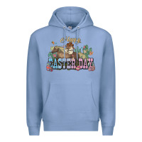 Colony Blue Happy Easter Day rodeo Premium Hoodie - HowdyJamesFarm