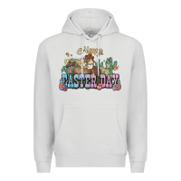 Dove Grey Happy Easter Day rodeo Premium Hoodie - HowdyJamesFarm