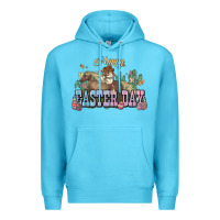 Ocean Blue Happy Easter Day rodeo Premium Hoodie - HowdyJamesFarm