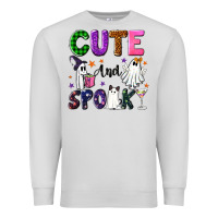 Dove Grey Cute and spooky Premium Sweatshirt - NancyCooperArtShop