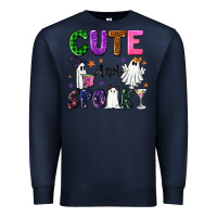 Navy Cute and spooky Premium Sweatshirt - NancyCooperArtShop