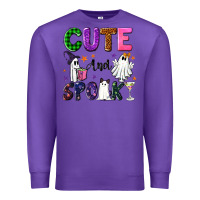 Purple Cute and spooky Premium Sweatshirt - NancyCooperArtShop